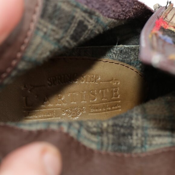 L'Artiste Spring Step Womens Redding Boots Size 40 9 Brown Block Heel Booties - Picture 10 of 12